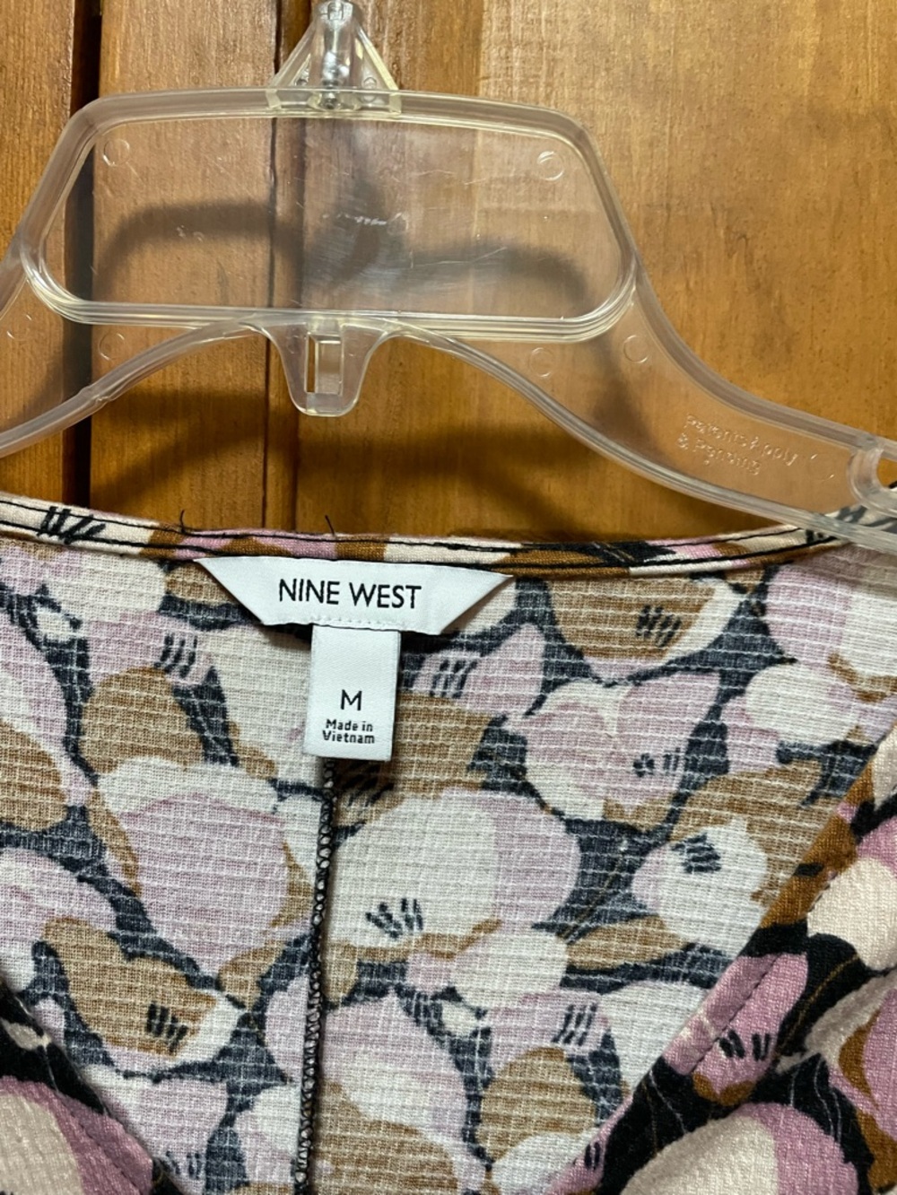 Nine West Floral V-Neck Dress - Picture 3 of 4